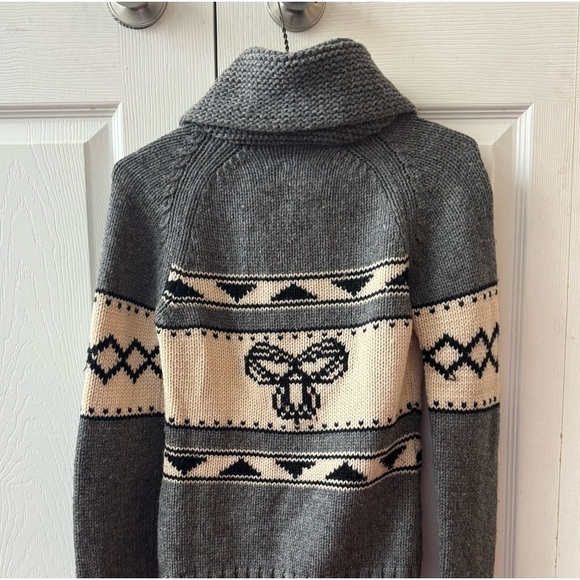 ARITZIA TNA FROM SEA TO SKY 100% lambswool zip up cardigan (size S) - Picture 2 of 5